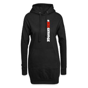 Arzgebirg mei Haamit - Hoodie-Kleid - Schwarz - Vorne