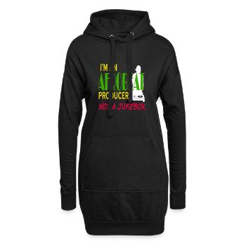 I'm An Afrobeat Producer Not A Jukebox Awesome - Hoodie-Kleid - Schwarz - Vorne