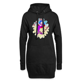 Every Body Is A Beach Body mermaid body positivity - Hoodie Dress - black - Front