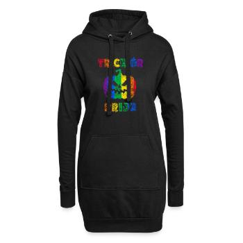 Astuce ou fierté De la fierté d’Halloween - Sweat-shirt à capuche long Femme - noir - Devant