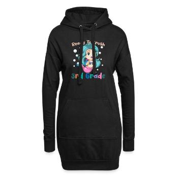 Ready To Crush 3rd Grade Elementary School - Sweat-shirt à capuche long Femme - noir - Devant
