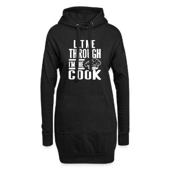 Let Me Through I'm The Cook Awesome Cooking - Hoodie-Kleid - Schwarz - Vorne