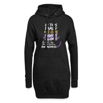 Kampf Arnold Chiari Malformation Warrior Bewusstsein - Hoodie-Kleid - Schwarz - Vorne