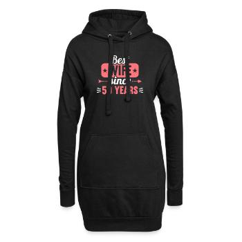 Best Wife Since 50 Years 50th Wedding day - Hoodie-Kleid - Schwarz - Vorne