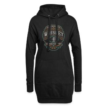 41 Jahre Ich bin wie guter Whisky 41. Geburtstag - Hoodie-Kleid - Schwarz - Vorne