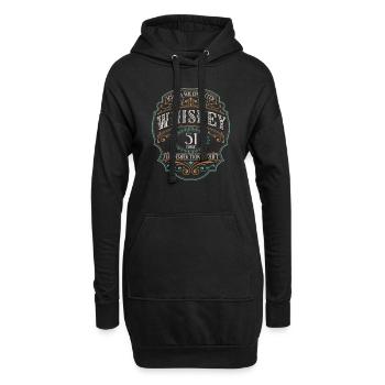 51 Jahre Ich bin wie guter Whisky 51. Geburtstag - Hoodie-Kleid - Schwarz - Vorne