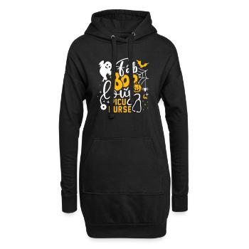 Kinderkrankenschwester Kostüm Halloween Picu Krankenschwester - Hoodie-Kleid - Schwarz - Vorne