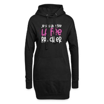 Frauenhumor Die Fee Pachier Geschenk - Hoodie-Kleid - Schwarz - Vorne