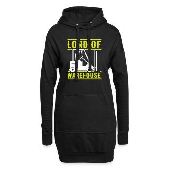 Forklift driver operator funny design - Hoodie Dress - black - Front