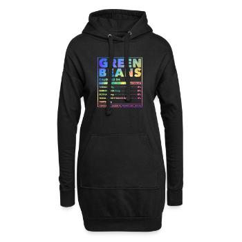 Drôle de haricot vert Nutrition Thanksgiving Convient - Sweat-shirt à capuche long Femme - noir - Devant