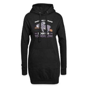 Koala-Modus auf Lebensstil Geist Tier Zookeepers - Hoodie-Kleid - Schwarz - Vorne