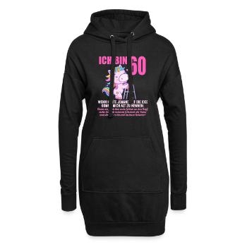 60 Jahre idee mich alt zu nennen 60 Geburtstag - Hoodie-Kleid - Schwarz - Vorne