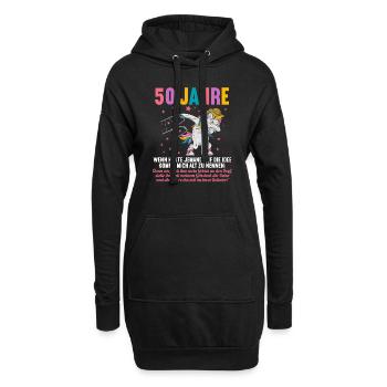 50 Jahre idee mich alt zu nennen 50 Geburtstag - Hoodie-Kleid - Schwarz - Vorne