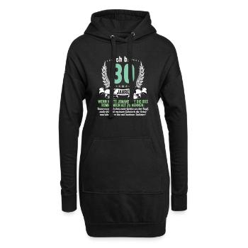 30 Jahre idee mich alt zu nennen 30 Geburtstag - Hoodie-Kleid - Schwarz - Vorne