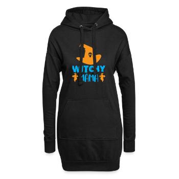 Hexische Mama - Halloween-Mama-Humor - Hoodie-Kleid - Schwarz - Vorne