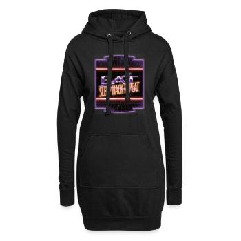 funny quote glitch bday gamer funny fun - Hoodie-Kleid - Schwarz - Vorne