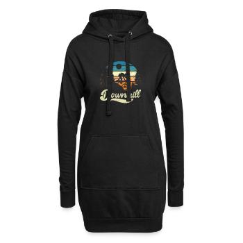 VTT VTT Descente - Sweat-shirt à capuche long Femme - noir - Devant