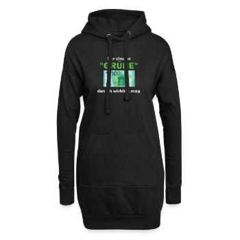 Der einzige Grüne den ich wirklich mag - Hoodie-Kleid - Schwarz - Vorne
