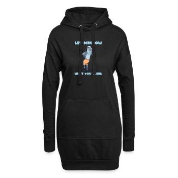 Elritze Wortspiel für Tierliebhaber - Hoodie-Kleid - Schwarz - Vorne