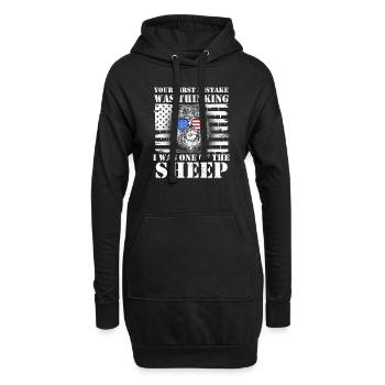 Your first Mistake was thinking I was one of the - Hoodie-Kleid - Schwarz - Vorne