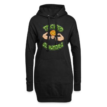 Jacked O'lantern - Hoodie-Kleid - Schwarz - Vorne