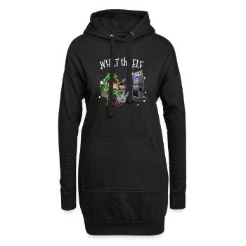 What the Elf - FunnY Christmas Expensive Gas - Hoodie Dress - black - Front