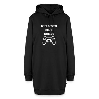 NUR NOCH EINE RUNDE - Hoodie-Kleid - Schwarz - Vorne