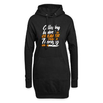 Metzgermesser Messer Messersammler - Hoodie-Kleid - Schwarz - Vorne