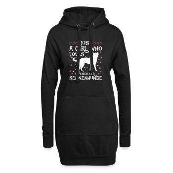 Appenzeller Sennenhund Geschenk Hunde - Hoodie-Kleid - Schwarz - Vorne