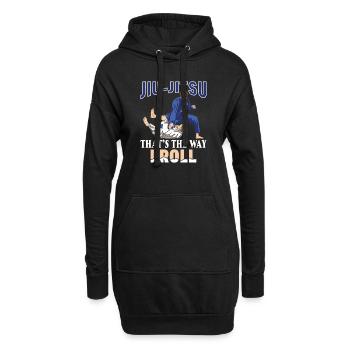 BJJ Jiu-Jitsu Brésilien - Sweat-shirt à capuche long Femme - noir - Devant