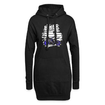 Moto Lifestyle / Moto / Moto motard - Sweat-shirt à capuche long Femme - noir - Devant