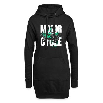 Moto Lifestyle / Moto / Moto motard - Sweat-shirt à capuche long Femme - noir - Devant