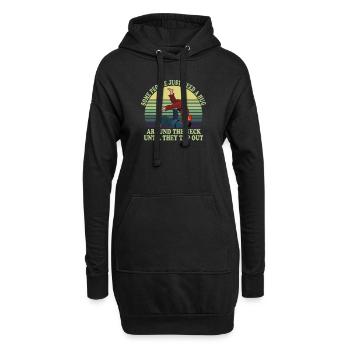 Certaines personnes ont juste besoin d’un combattant en cage câlin - Sweat-shirt à capuche long Femme - noir - Devant