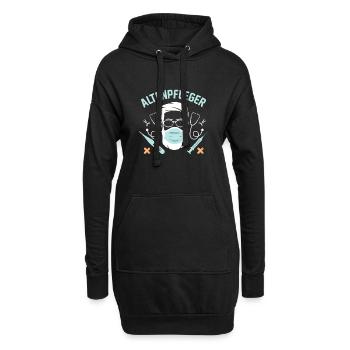 Krankenpfleger Altenpfleger Beruf Mit Passion Sinn - Hoodie-Kleid - Schwarz - Vorne
