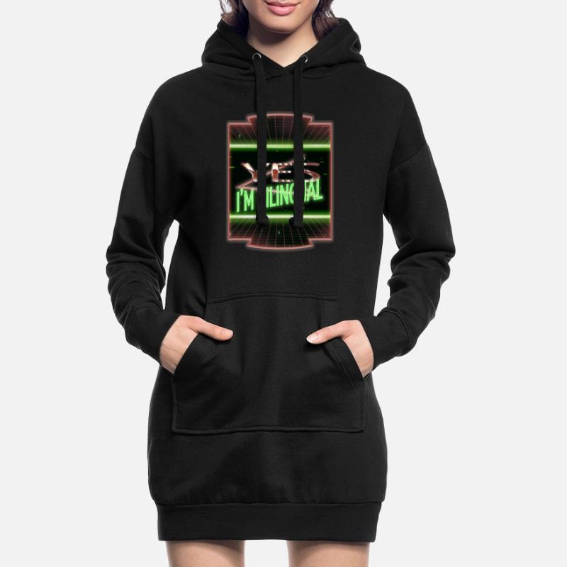 hacking coder birthday present idea funny computer Hoodie-Kleid
