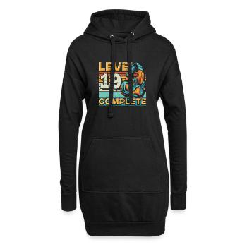 Gaming Geburtstag Level 19 Complete für Gamer. - Hoodie-Kleid - Schwarz - Vorne