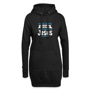 Foi Chrétien Jésus-Christ Bible Religion Dieu - Sweat-shirt à capuche long Femme - noir - Devant