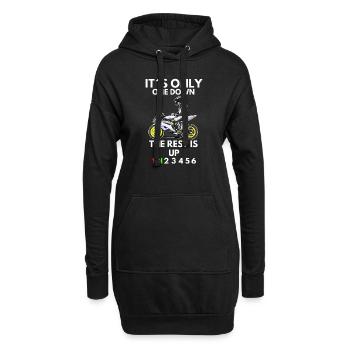 Moto Lifestyle / Moto / Moto motard - Sweat-shirt à capuche long Femme - noir - Devant