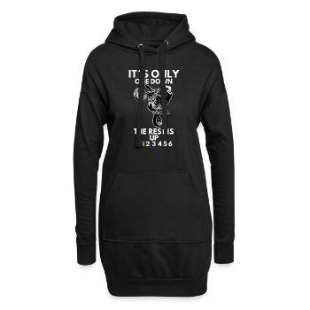 Supermoto / Supermotard / Supermoto Wheelie Biker - Sweat-shirt à capuche long Femme - noir - Devant