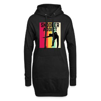 Snooker Addict Snooker Fan Colourful Snooker Lover - Hoodie Dress - black - Front