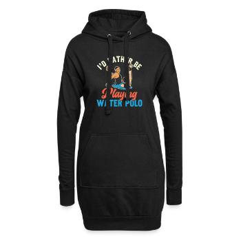 Water-polo Wasserball - Sweat-shirt à capuche long Femme - noir - Devant