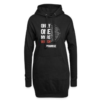 Montre Collector Horloger - Sweat-shirt à capuche long Femme - noir - Devant