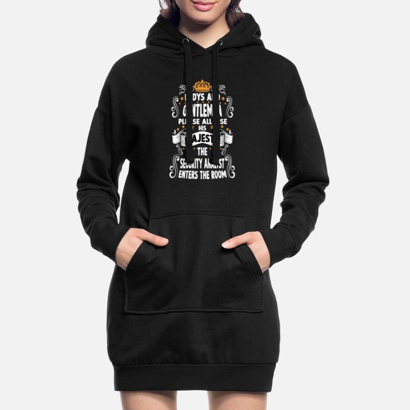 Security Analyst T funny saying Security Analyst Hoodie Dress
