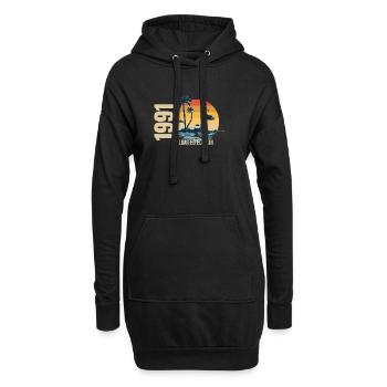 Geburtstag Limited Edition 1991 - Hoodie-Kleid - Schwarz - Vorne