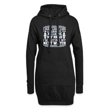 Montre Collectionneur Horloger Horloger - Sweat-shirt à capuche long Femme - noir - Devant