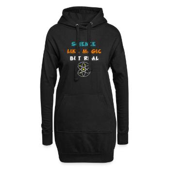 Funny Science It s Like Magic But Real Gift - Hoodie Dress - black - Front