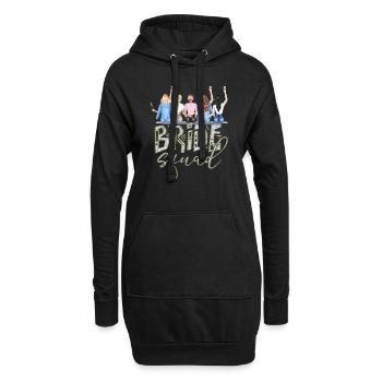 Braut Braut Hochzeit Junggesellenabschied Brautjungfernabschied - Hoodie-Kleid - Schwarz - Vorne
