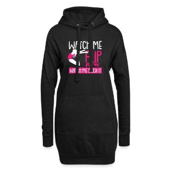 Gymnastik Turnen und Kunsturnen Akrobatik Sport - Hoodie-Kleid - Schwarz - Vorne