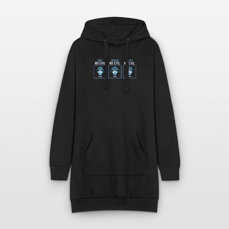 Wise Robots Computer Programmer Engineer Software Hoodie-Kleid