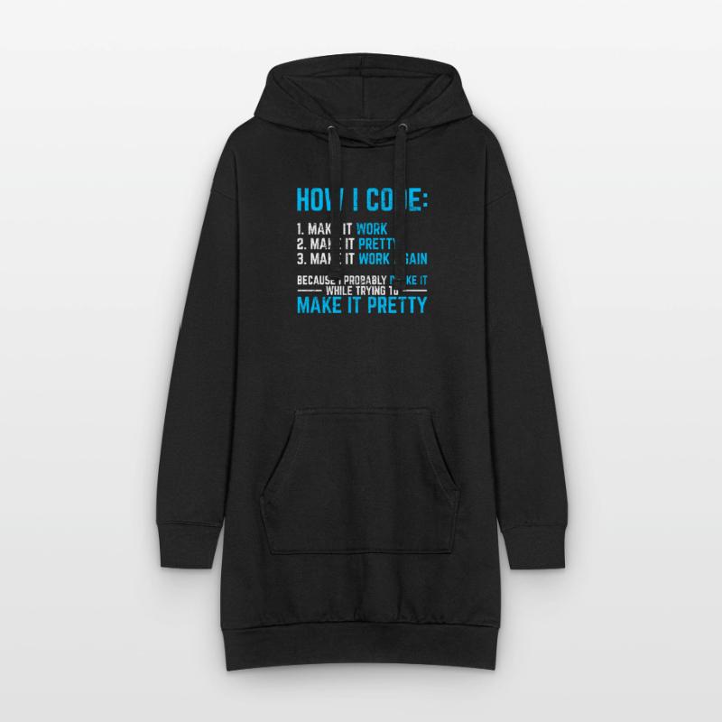 Programmer Coder Software Developer Programming Co Hoodie-Kleid